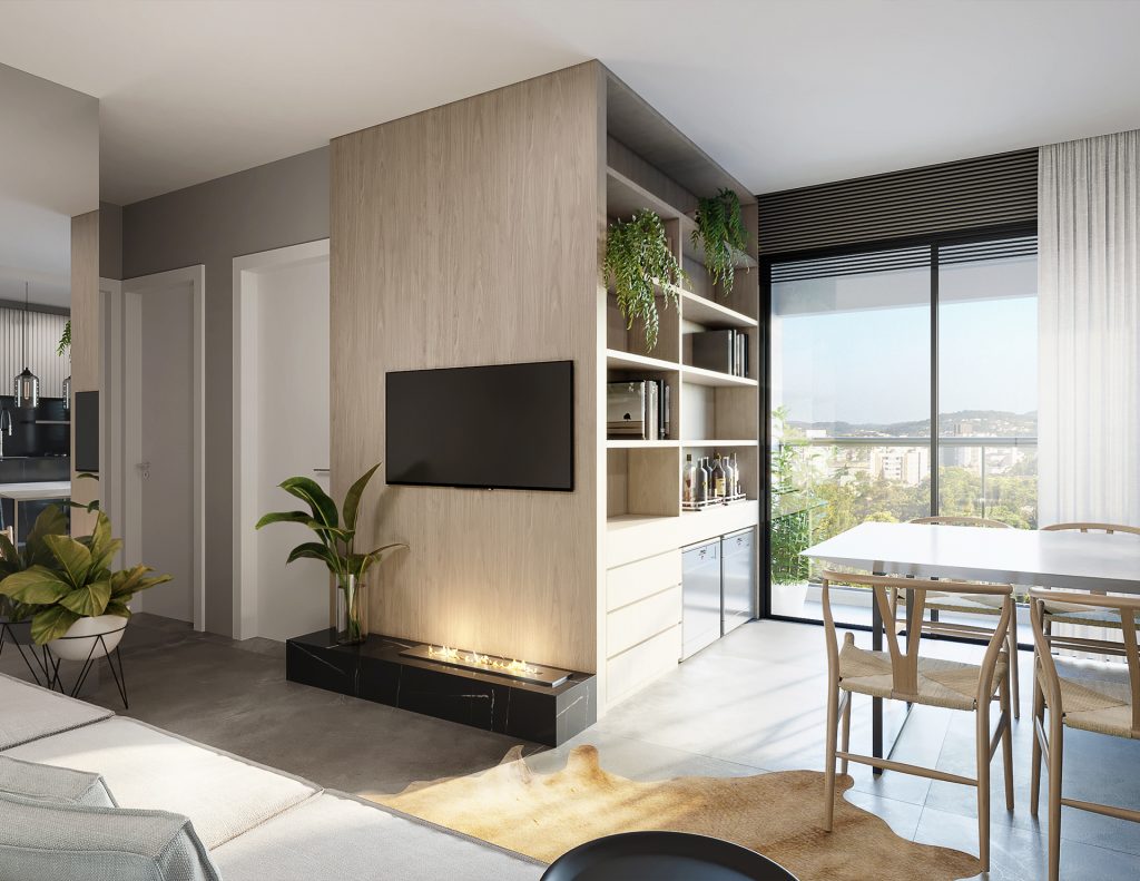 Sala de Estar / 03 Dormitórios